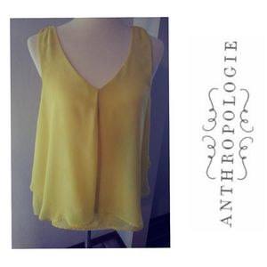 Anthropologie Mine Sleeveless Blouse L